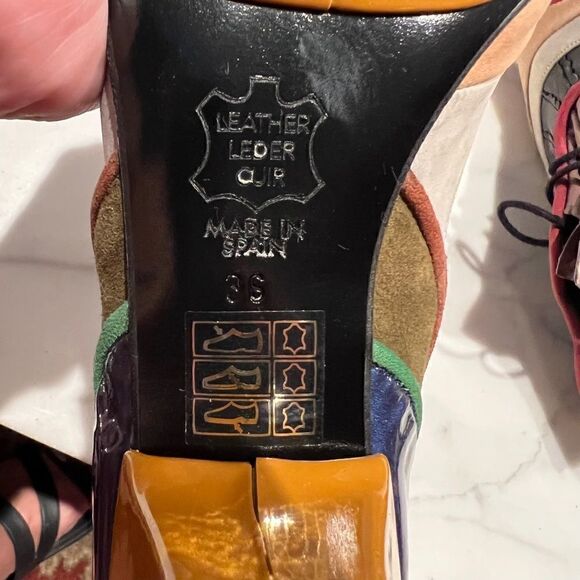 Kron Sculptural Colorblock lace-ups - Picture 7 of 10